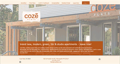 Desktop Screenshot of cozeflats.com